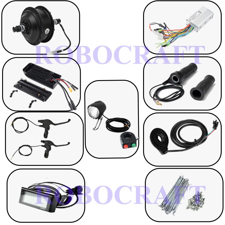 Buy 36V 350W Hub motor Advanced kit for E bicycle Low cost In India ...