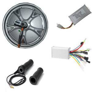 48V 10 Inch Hub Motor With Drum Brake Scooter Kit