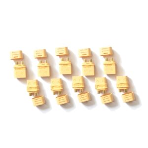 XT60 connectors set of 5 Pair with Back cover ( male + female)
