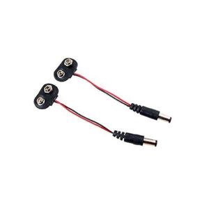 9v Battery Snap Connector + DC Jack(Battery Connector Cap)