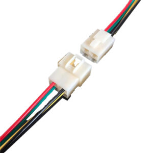 4Pin 6.3mm Electrical Male Female Terminal Block Plug Wire Connectors