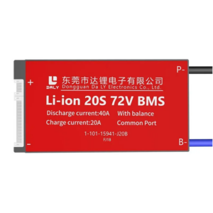 72V 20S BMS Li-ion battery 40A